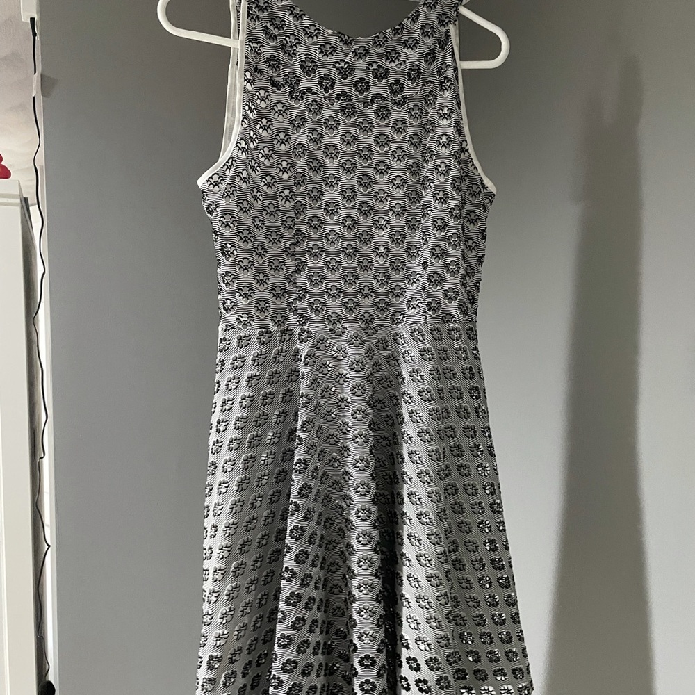 Black & White Floral Dress